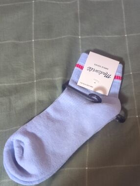 Madewell Light Blue Ankle Socks